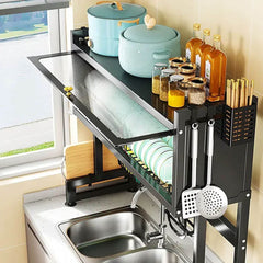 Flip & Expand Kitchen Dish Rack