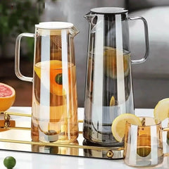 Heat Resistant Glass Water Jug (Premium Borosilicate)