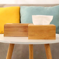 Bamboo Wooden Tissue Box