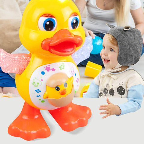 Battery Operated Duck With Light And Music