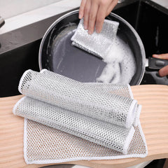 Steel Wire Cleaning Cloth Fridge Water Bottle (Pack Of 4)