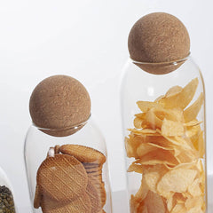 Ball Cork Glass Food Jars