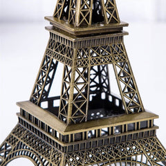 3d metal landmark Eiffel Tower building statue