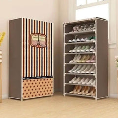 08 Layer Printed Shoe Organizer Rack