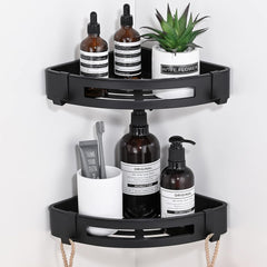 Bathroom Corner Shelf Organizer With Hook