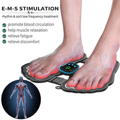 Foldable EMS Foot Massager Pad