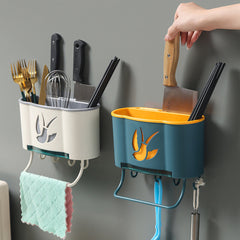 Wall Mounted Cutlery Drainer Rack