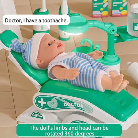 Realistic Dentist Playset for Kids