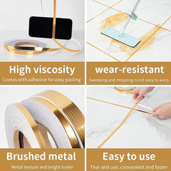 Tile Sticking Golden Tape