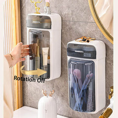 Rotating Wall Mounted Cosmetic Organizer