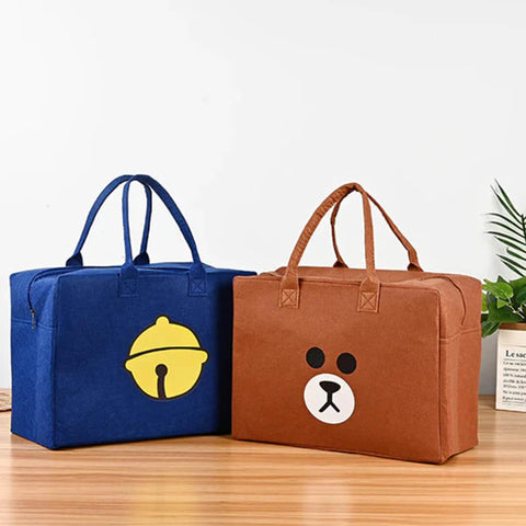 Large Capacity Felt Travel Bag