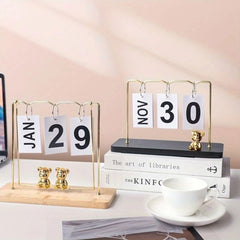 Desktop Perpetual Calendar for Home & Office