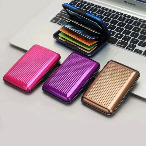 Aluminum Mini Card Slot Wallet