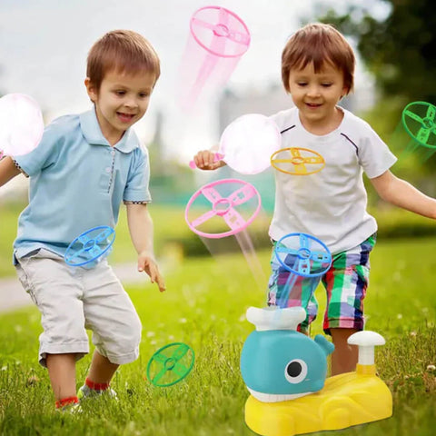Whale Catching Game Flying Disc Launcher