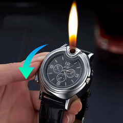 Wrist Watch Inflatable Lighter 2 in 1 Design