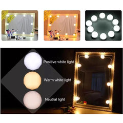 LuminovaGlow 10-Bulb Vanity Mirror Kit