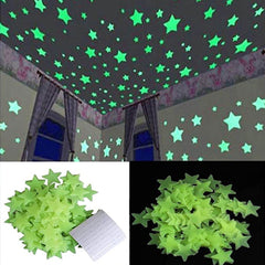 100 pcs Glow in The Dark Stars Wall Stickers for Ceiling or Wall