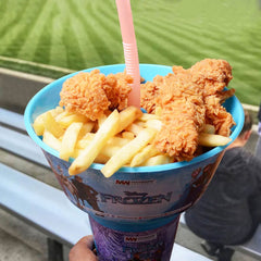 Snacks Bucket With Straw Cup