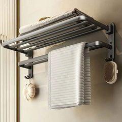 No Drilling Movable Towel Rack