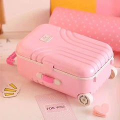 Mini Musical Suitcase Jewelry Box