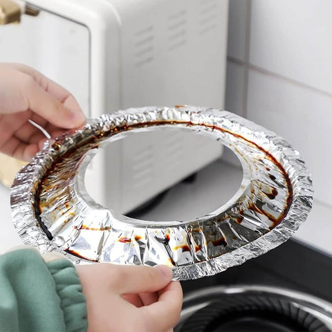 Reusable Aluminum Stove Burner Covers 10pcs