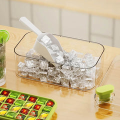 Button Press Ice Cube Tray