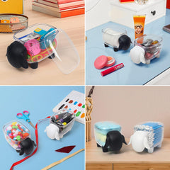 Cosmetic Cotton Storage Box Sheep Shaped