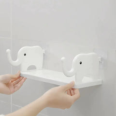 Wall Mounted Elephant Storage Rack