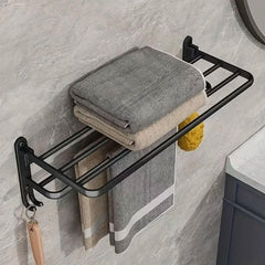 No Drilling Movable Towel Rack