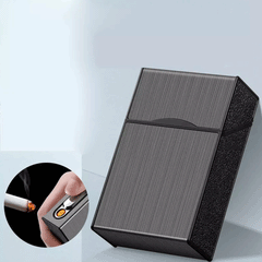 Cigarette Case With Electric Lighter