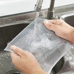 Steel Wire Cleaning Cloth Fridge Water Bottle (Pack Of 4)