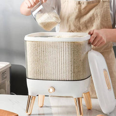 Household Large Capacity Rice Bucket Dispenser