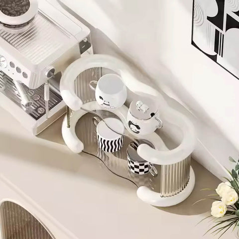 2 Layers Space Saving Cosmetic Organizer Shelf