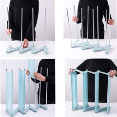 Expandable Z-shaped Shoe Rack, Shoe Shelf Storage Organizer