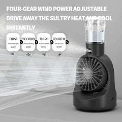 Portable Restocking Mist Spray Fan