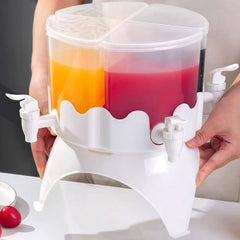 Rotating Cold Beverage Dispenser (4L, 4 Grid)