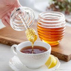 Honey Jar With Server