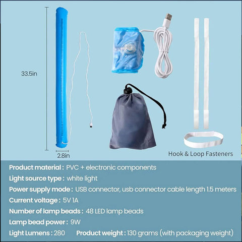 Inflatable USB Camping Light