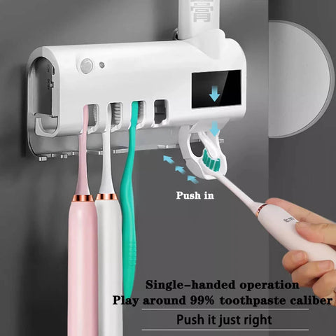 Electric Toothbrush Holder with UV Light