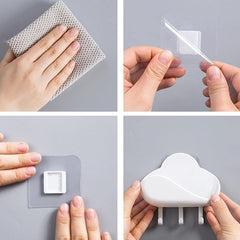 Cloud Shape Drain Soap Holder With Hook