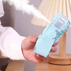 USB Desk Fan With Spray Rechargeable