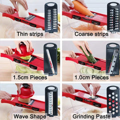 6 In 1 Mandoline Slicer Vegetable Cutter