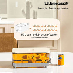 5.3L Cold Drink Dispenser with Faucet and Lid