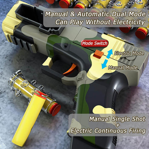 Soft Eva Bullets Glock Gun Toy