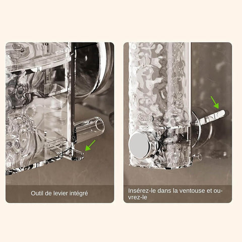 Wall Mounted Suction Cup Soap Dispenser 450ml