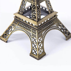 3d metal landmark Eiffel Tower building statue