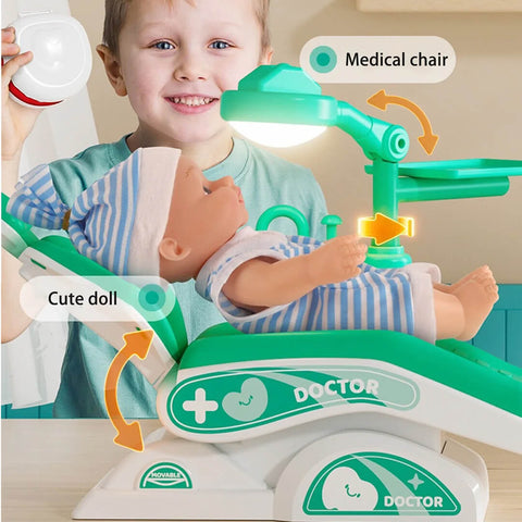 Realistic Dentist Playset for Kids