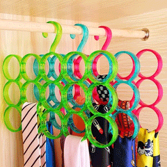 15 Holes Scarf Hanger Plastic