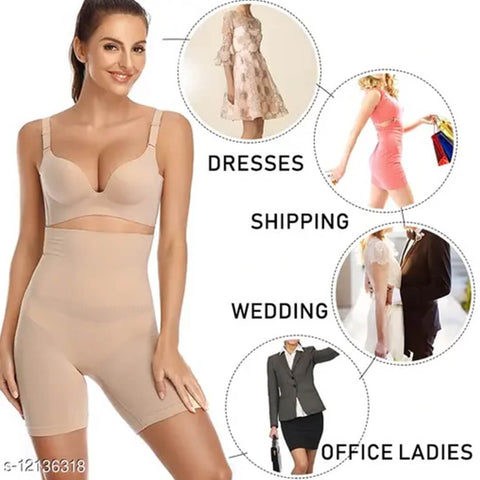 High Waist Seamless Body Shaper Shorts