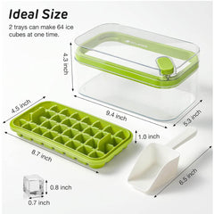 Button Press Ice Cube Tray